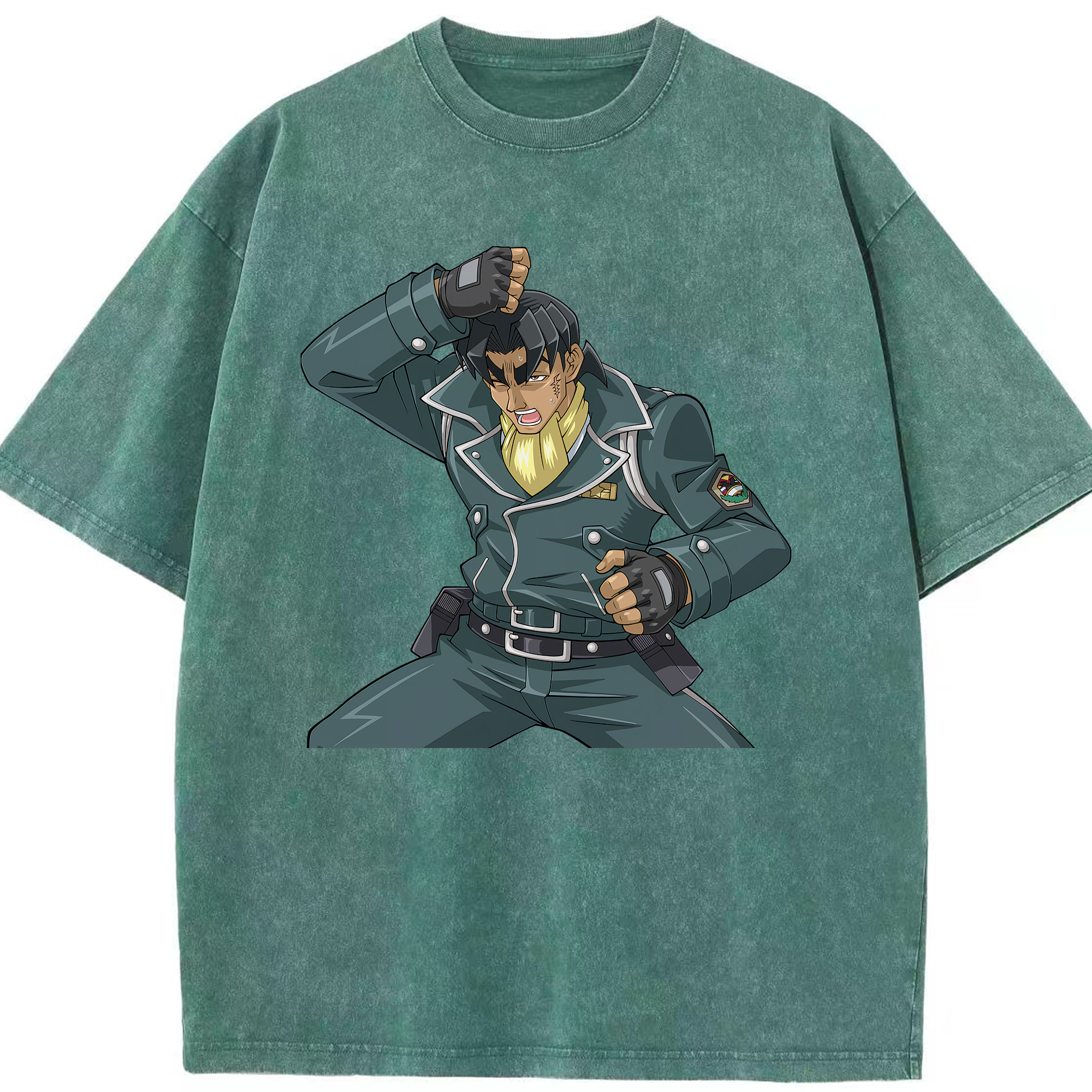（画像用） 遊☆戯☆王 Yu-Gi-Oh! 綿100% ヴィンテージ風 半袖Tシャツ（フロントプリント）